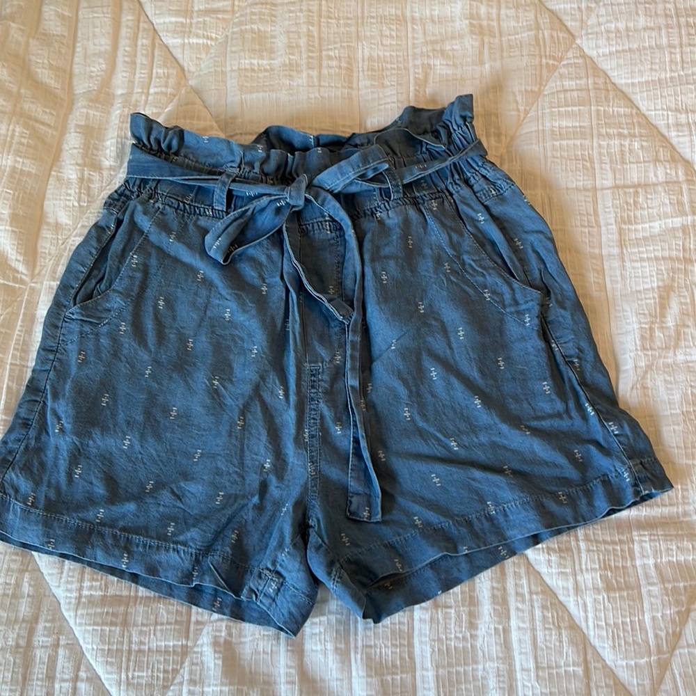Francesca’s Paper bag Mom shorts